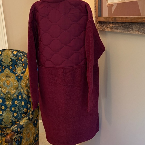 Columbia Womens Rich Wine Cloud Point Long Fleece Jacket/NWT/M - Picture 15 of 15